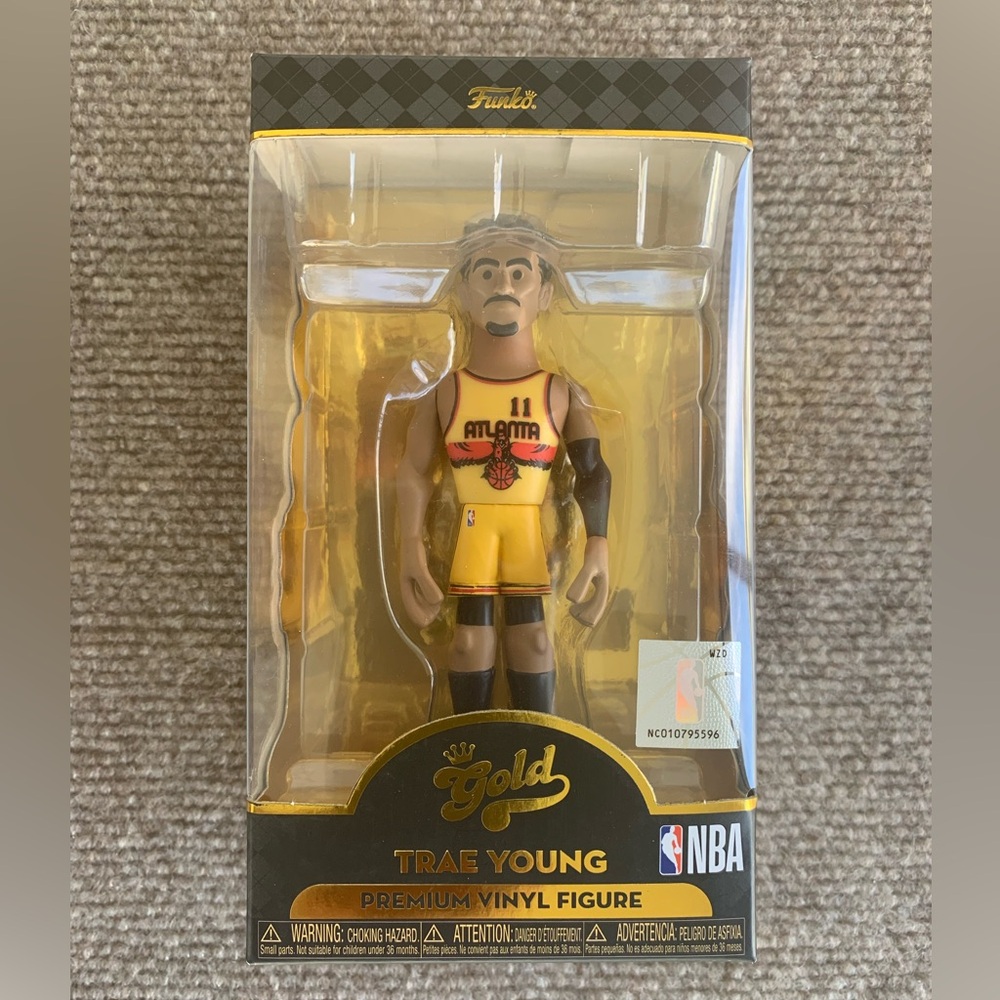 Funko Gold 5 inch NBA Hawks Trae Young Collectible